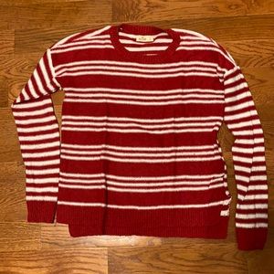 Red striped Hollister sweater